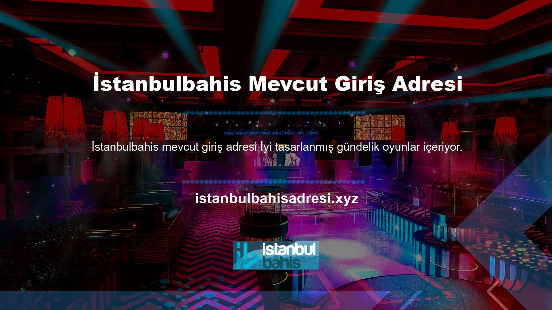 Slot oyunlarını seven oyuncular, İstanbulbahis web sitesine kayıt olduktan hemen sonra kolayca giriş yapabilir ve herhangi bir oyuna bahis oynayabilir